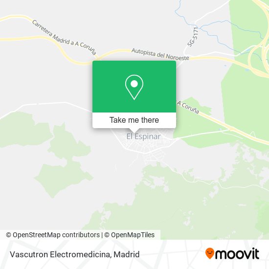 mapa Vascutron Electromedicina