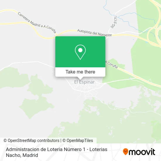 Administracion de Loteria Número 1 - Loterias Nacho map