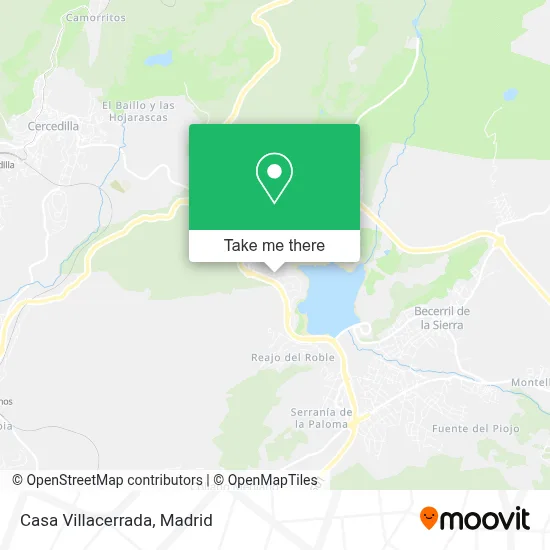 Casa Villacerrada map