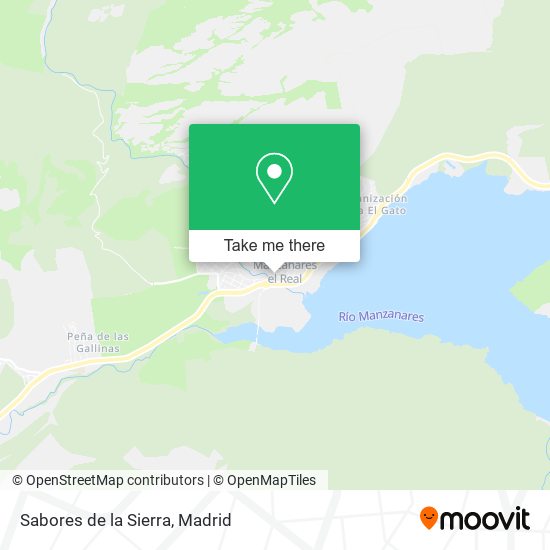 mapa Sabores de la Sierra