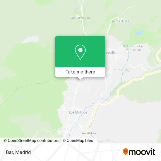 Bar map