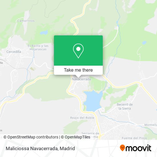 mapa Maliciossa Navacerrada