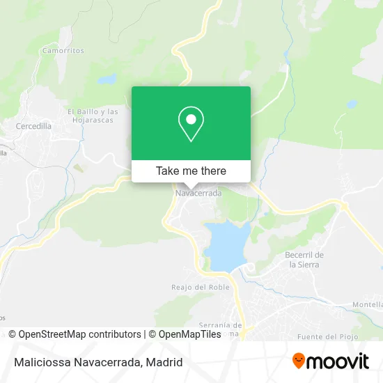 Maliciossa Navacerrada map