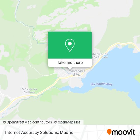Internet Accuracy Solutions map