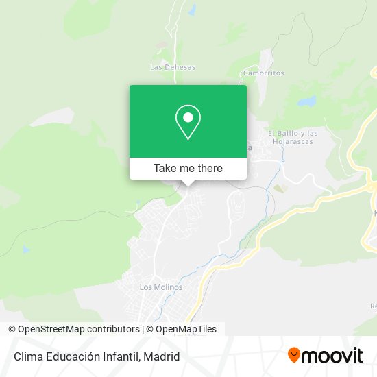 Clima Educación Infantil map