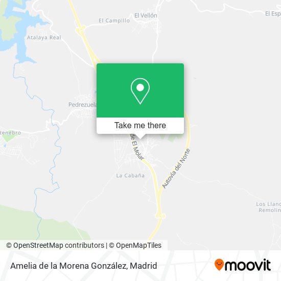 Amelia de la Morena González map