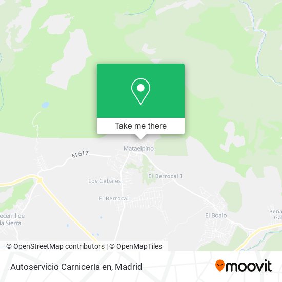 Autoservicio Carnicería en map