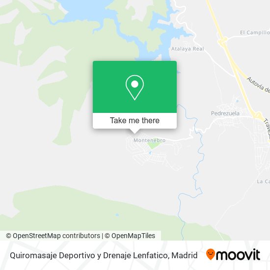 mapa Quiromasaje Deportivo y Drenaje Lenfatico