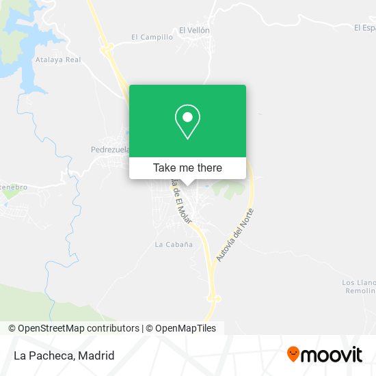 La Pacheca map