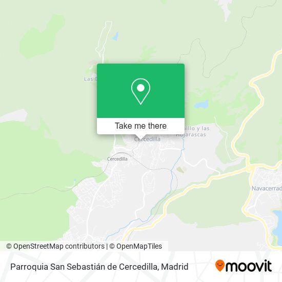 Parroquia San Sebastián de Cercedilla map