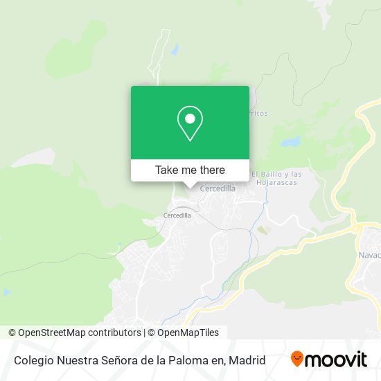 Colegio Nuestra Señora de la Paloma en map
