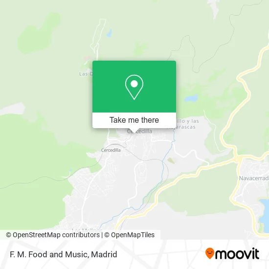 F. M. Food and Music map