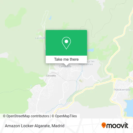 Amazon Locker-Algarate map
