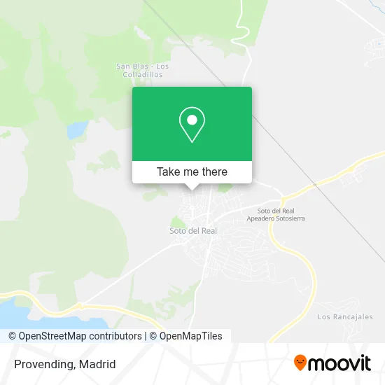 Provending map