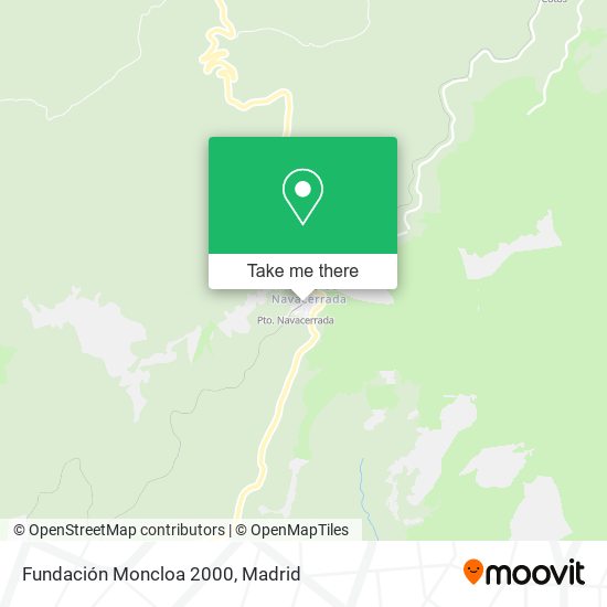 Fundación Moncloa 2000 map