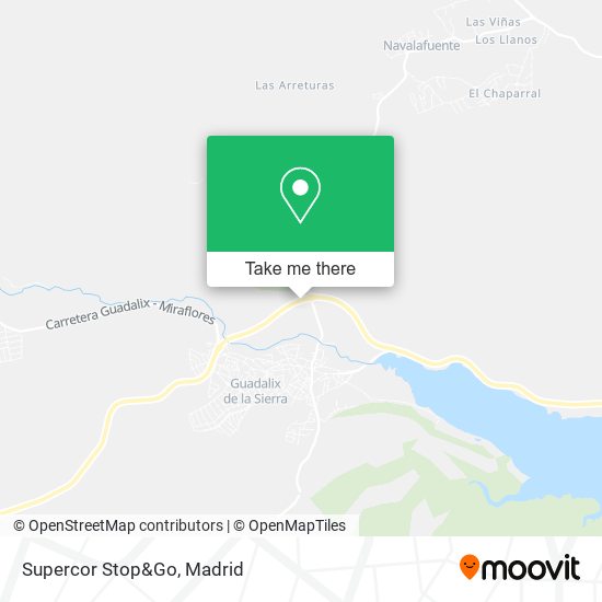 Supercor Stop&Go map