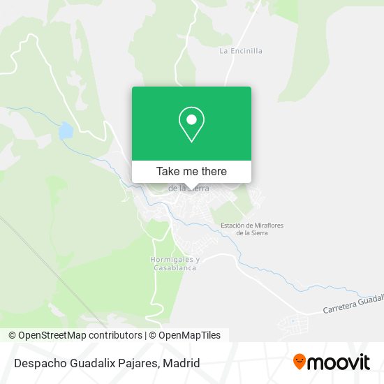 mapa Despacho Guadalix Pajares