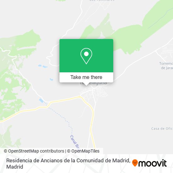Residencia de Ancianos de la Comunidad de Madrid map