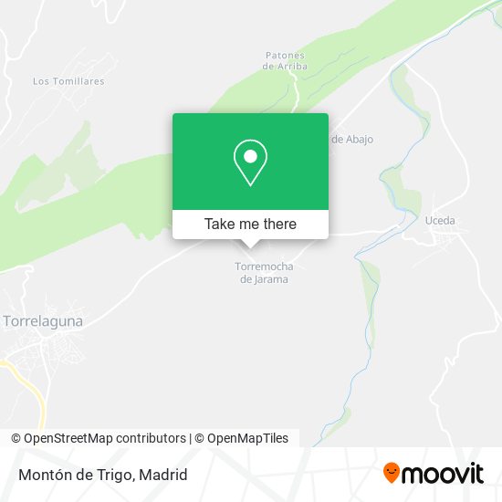 mapa Montón de Trigo