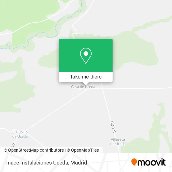 Inuce Instalaciones Uceda map