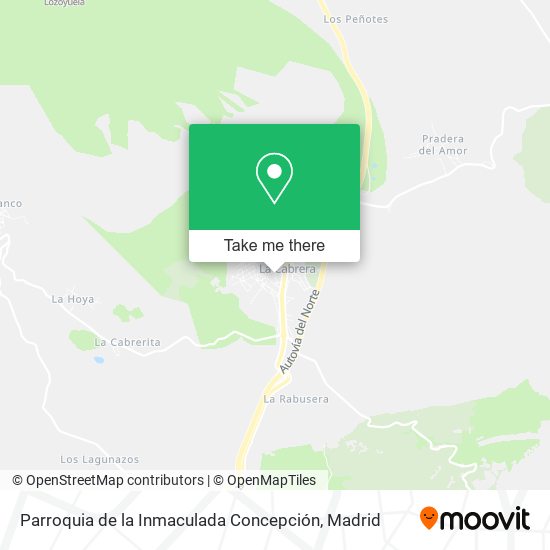 mapa Parroquia de la Inmaculada Concepción