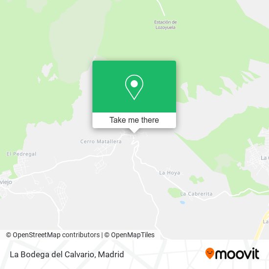 mapa La Bodega del Calvario