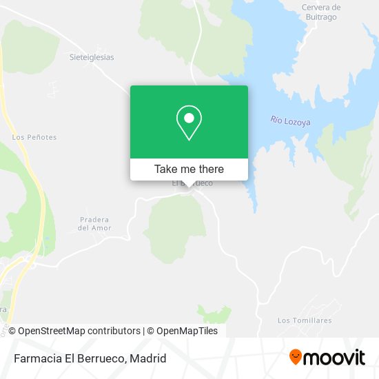 Farmacia El Berrueco map