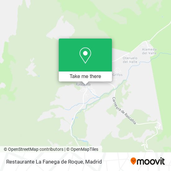 mapa Restaurante La Fanega de Roque