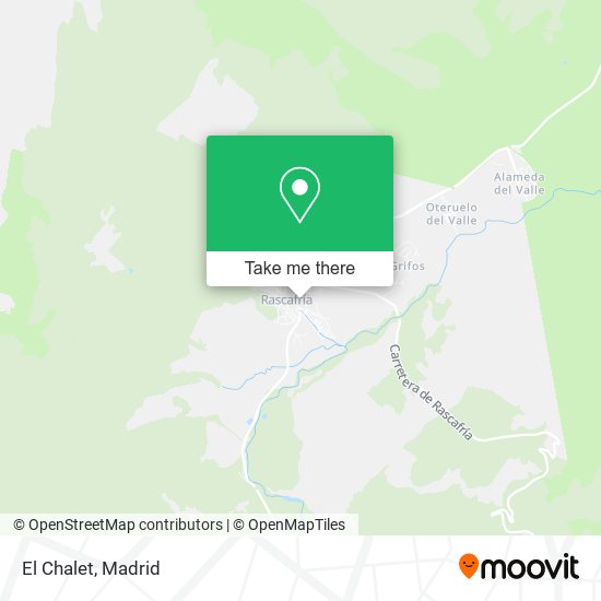 El Chalet map
