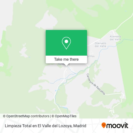 Limpieza Total en El Valle del Lozoya map