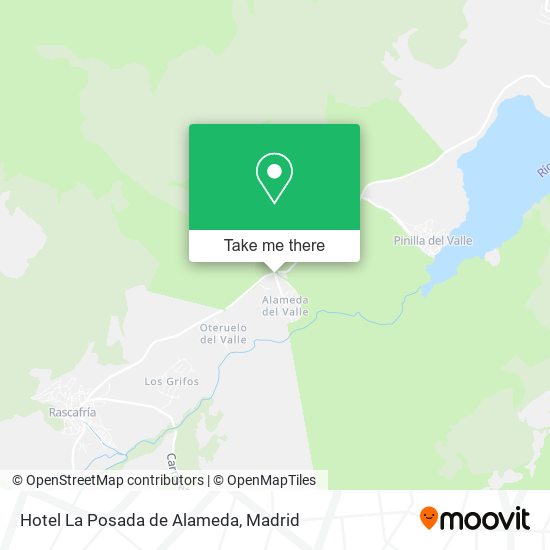 mapa Hotel La Posada de Alameda