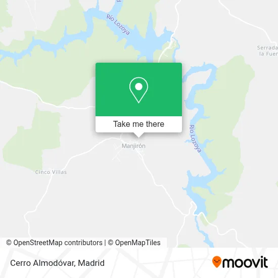 Cerro Almodóvar map