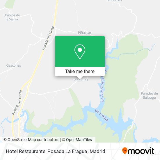 Hotel Restaurante 'Posada La Fragua' map