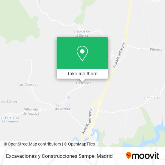 Excavaciones y Construcciones Sampe map