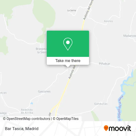 Bar Tasca map