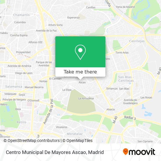 Centro Municipal De Mayores Ascao map