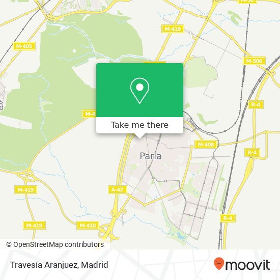 mapa Travesía Aranjuez