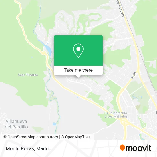 Monte Rozas map