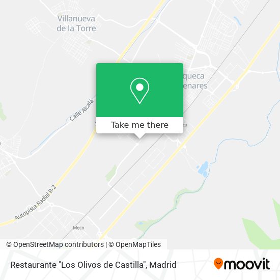 Restaurante "Los Olivos de Castilla" map