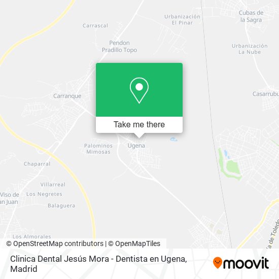 Clinica Dental Jesús Mora - Dentista en Ugena map