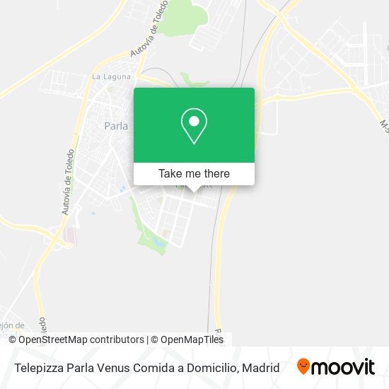 Telepizza Parla Venus Comida a Domicilio map
