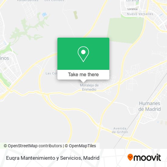 Euqra Mantenimiento y Servicios map