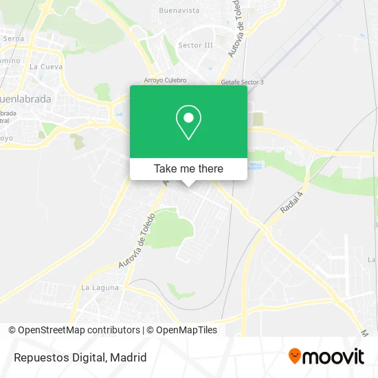 Repuestos Digital map