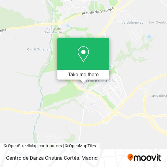 Centro de Danza Cristina Cortés map
