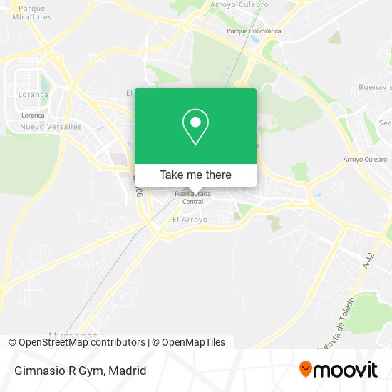 Gimnasio R Gym map