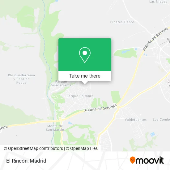 El Rincón map