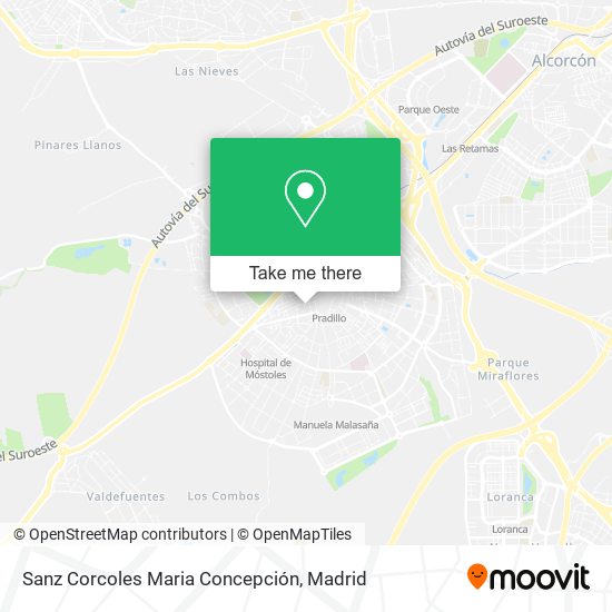 Sanz Corcoles Maria Concepción map