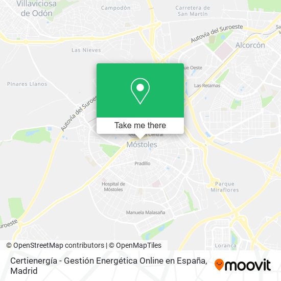 Certienergía - Gestión Energética Online en España map