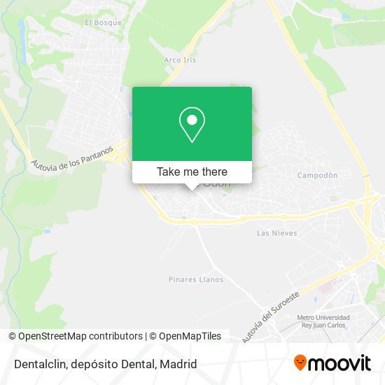 Dentalclin, depósito Dental map