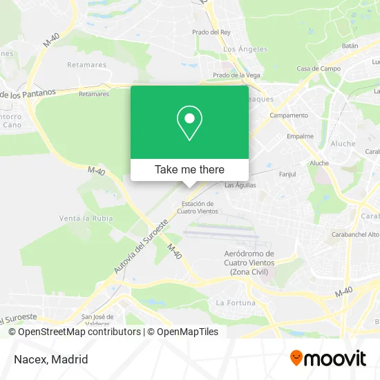 Nacex map